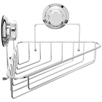 TABLETTE D'ANGLE METAL 2 VENTOUSES