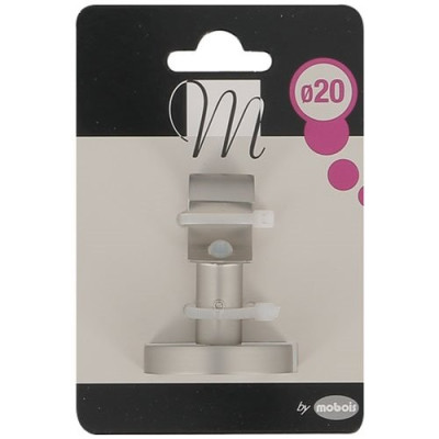 SUPPORT D20 50MM COURT CHROME MAT