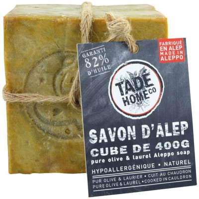 SAVON D'ALEP CUBE DE 400G (Vendu par 1)