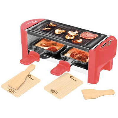RACLETTE 2P 350W MEUUUH ROUGEBRIQUE