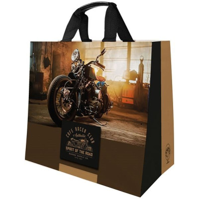 SAC CABAS POLYPRO TISSE MOTO 33L (Vendu par 1)