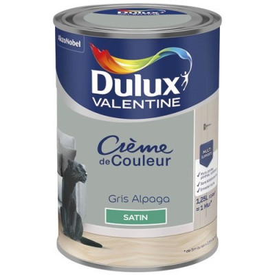VALENTINE CREME COUL.SAT.1.25L GRIS AL