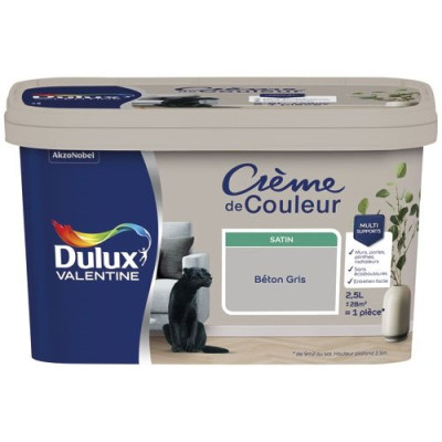 VALENTINE CREME COUL.SAT.2.5L BETON G
