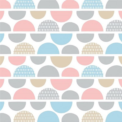 NAPPE RONDE SANS PVC FANCY 140CM