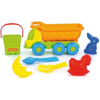 Camion benne 29x15.1x14.4cm avec accessoires