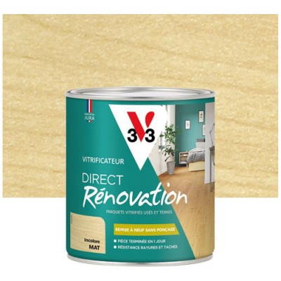 Vitrificateur rénovation incolore mat 0.75l