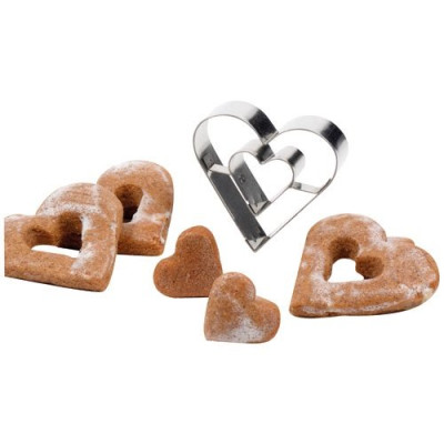 Découpoir Cœur double