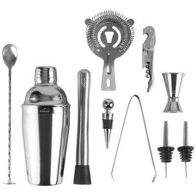 Set cocktail 10 pièces + support