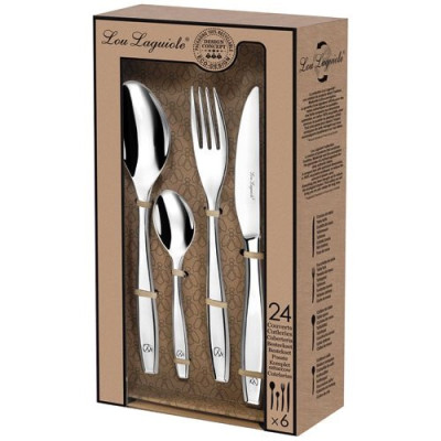 Ménagère 24 pièces - Figure - LOU LAGUIOLE