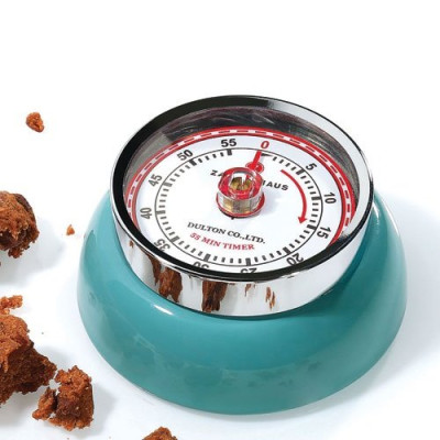 Minuteur aimanté Bleu Pétrole