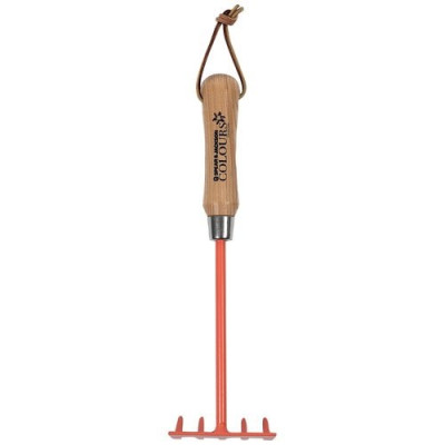 Rateau à fleurs colours manche bois assortis