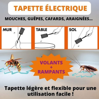 Tapette électrique volants rampants