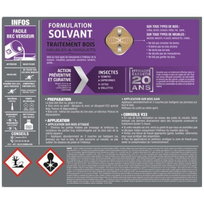 Traitement meubles parquets 0.5 l