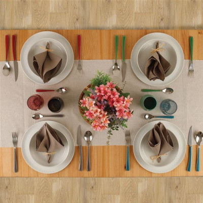 Ménagère 24 pièces Grise - Alizé