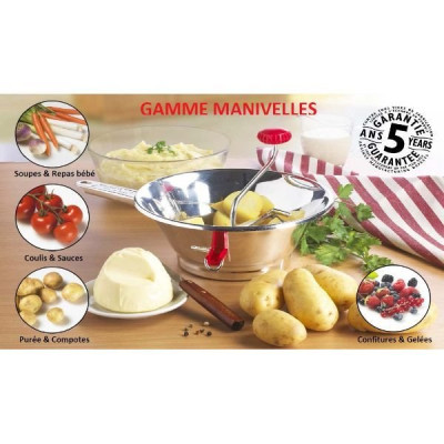MOULIN LEGUMES INOX D.24CM