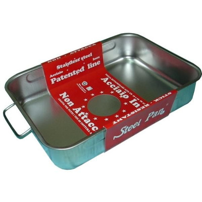 PLAT FOUR HAUT 40X28 INOX ANTI-ADH