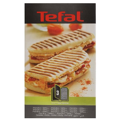 JEU DE PLAQUES: 1 GRILL PANINI POUR CROQUE GAUFRE - XA800312 - Noir