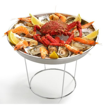 SUPPORT PLATEAU FRUITS DE MER ROND