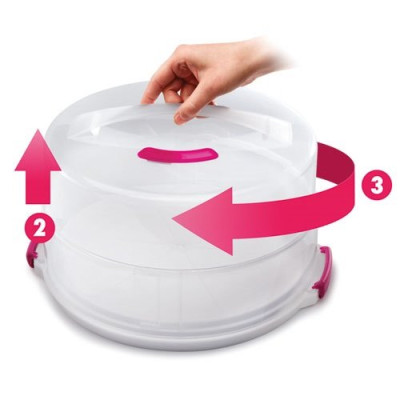 CLOCHE GATEAUX 36CM EXTENSIBLE TRANSP.