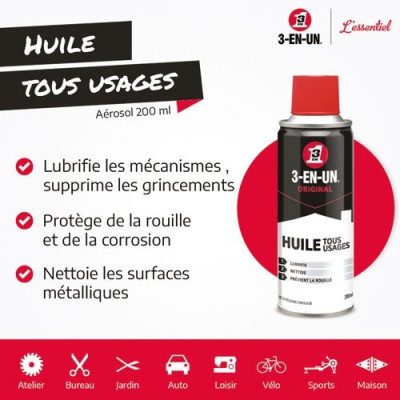 HUILE 3EN1 BBE 200ML (Vendu par 1)