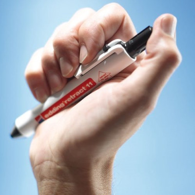 MARQUEUR INDELEBILE RETRACT.NOIR  11 (Vendu par 5)