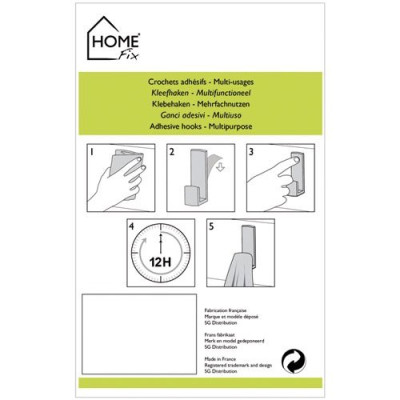 CROCHET ADHES.HOME FIX CRISTAL PM BL2