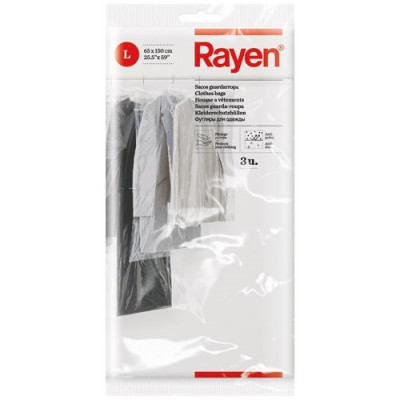 HOUSSE VETEMENT 65X150CM X3 TRANS.6047 (Vendu par 1)