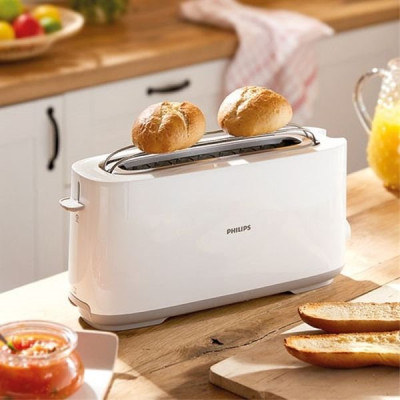 GRILLE PAIN DAILY 830W BLANC (Vendu par 6)