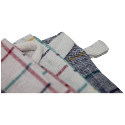 TORCHONS VICTORIA X3 2-ROUGE 1-GRIS