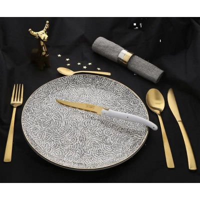 COUTEAU DE TABLE JET DORE (Vendu par 6)