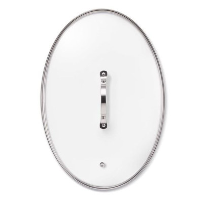 COUVERCLE OVALE VERRE POELE POISSON