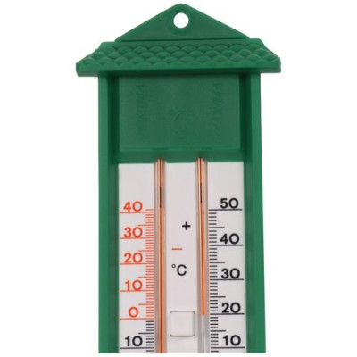 THERMOMETRE MINI MAXI VERT 23CM (Vendu par 1)