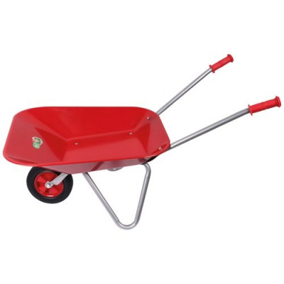 BROUETTE ENFANT METALLIQUE ROUGE (Vendu par 1)