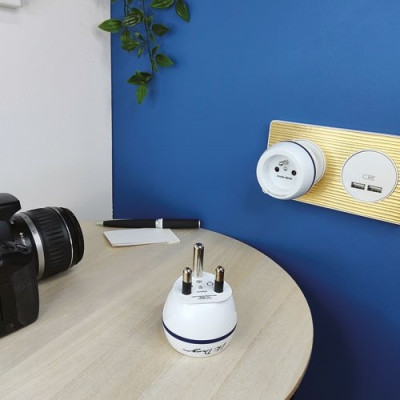 Adaptateur 2p+t Afrique du Sud 230V 3680W