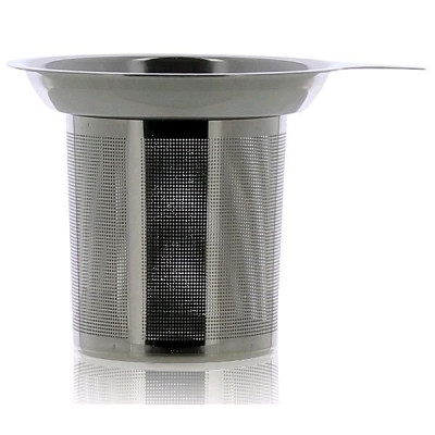 TISANIERE 475 ML BLANC COUVERCLE BOIS