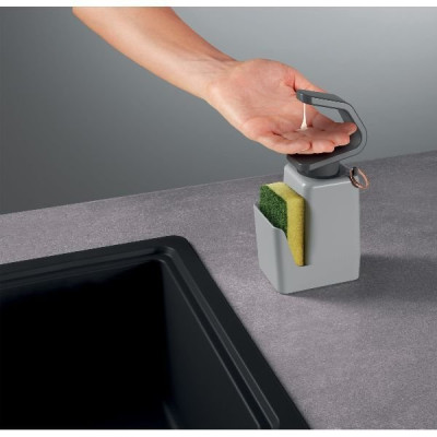 DISTRIBUTEUR SAVON PORTE EPONG SOAPTEX