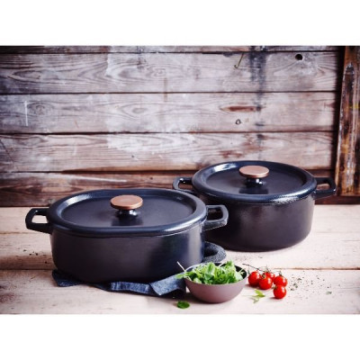 COCOTTE FONTE 31CM 5L5 NORI