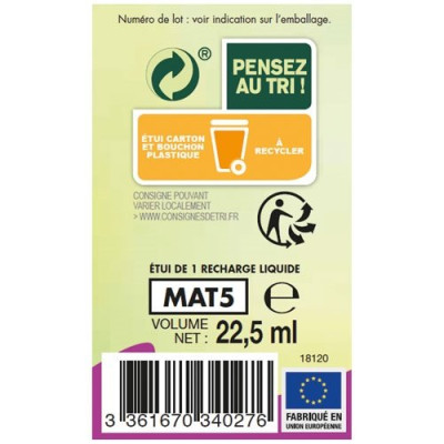 ACTO RECHARG.LIQ.DIFFUSEUR CITRONNELLE (Vendu par 1)