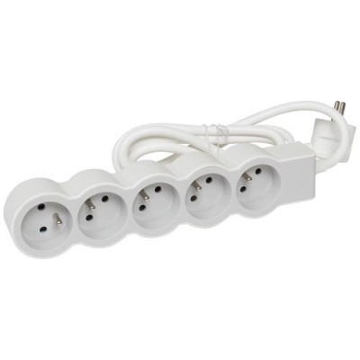 MULTIPRISE FB 5X2P+T STD 3M BLC/GRIS