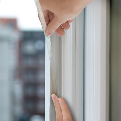 Calfeutrer - Joint Silicone Portes & Fenêtres Transparent 6mxØ9mm