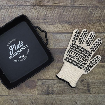 GANT ANTI CHALEUR COTON ET SILICONE