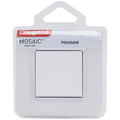 POUSSOIR 6A CPL GRIFFE BLANC