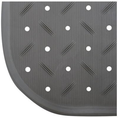 TAPIS FOND DOUCHE 54X54CM GRIS