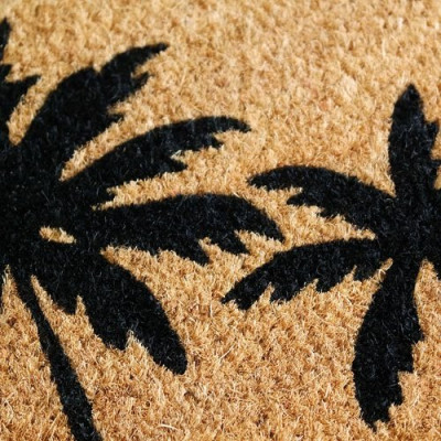 TAPIS COCO NATUREL PVC 40X60CM PALMIER