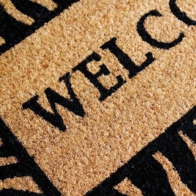 TAPIS COCO NATUREL 40X60CM WELCO.ZEBRE