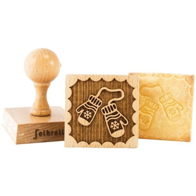 TAMPON DECO CARRE MOUFLES