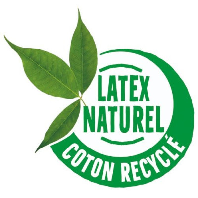 Gants l'essentiel latex naturel bicolore x 2paires taille L