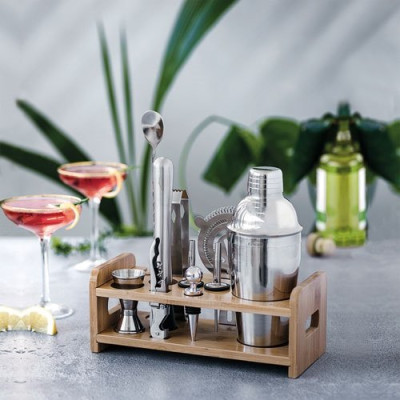 Set cocktail 10 pièces + support