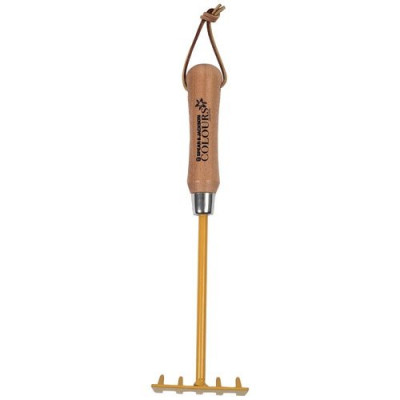 Rateau à fleurs colours manche bois assortis