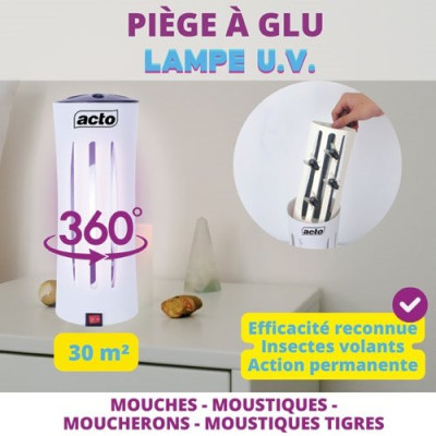 Piège à glu lampe u.v.